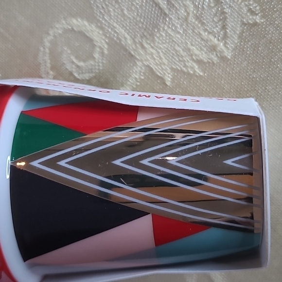 Starbucks 2017 Ceramic Christmas Ornament Modern Trees - Collectors Piece - Picture 7 of 7